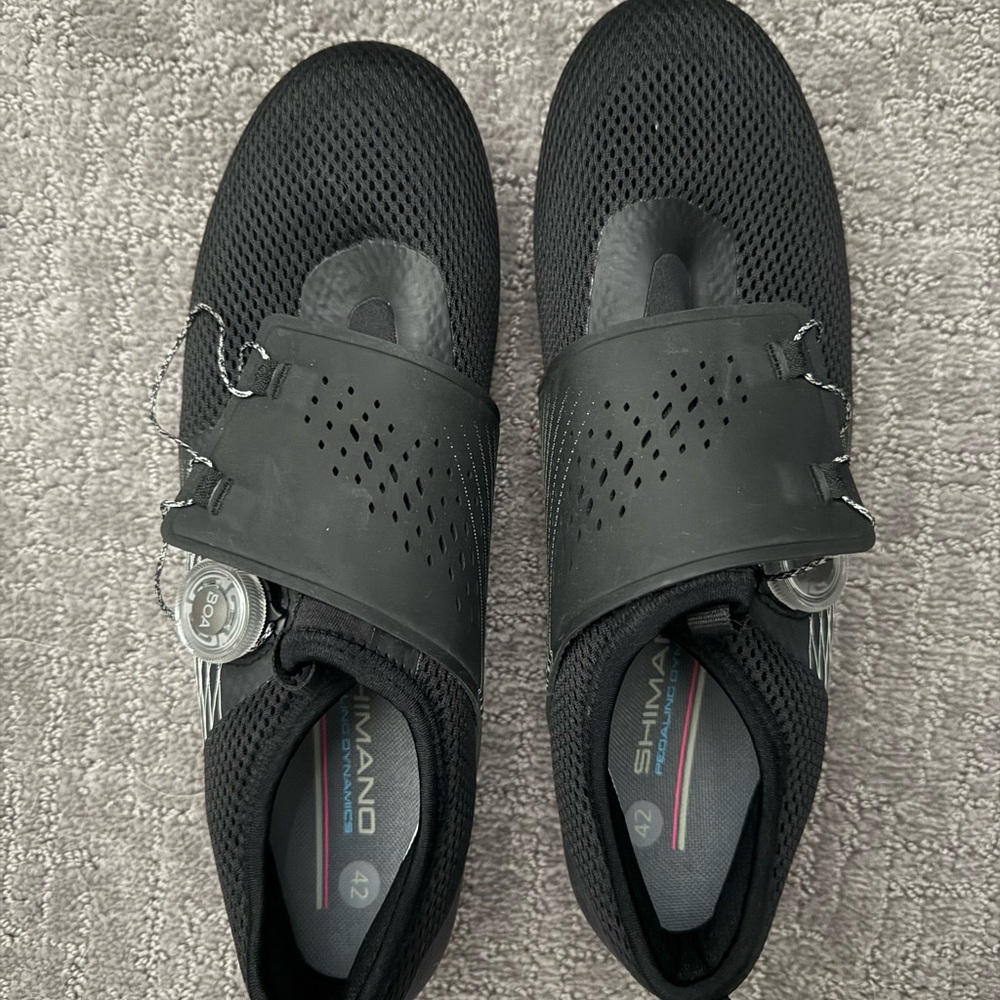 Shimano Black Athletic Cycling Shoes